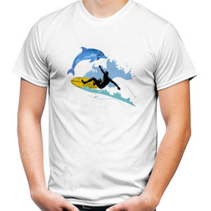 Kaos Distro Summer Days dolphin