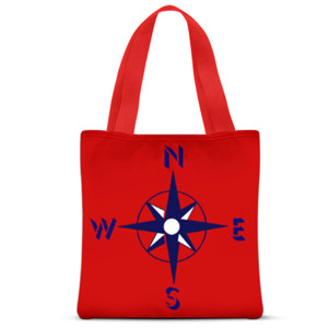 Tas Tote Fullprint Compass