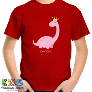 Kaos Kaos Anak Lengan Pendek - Dino Girl