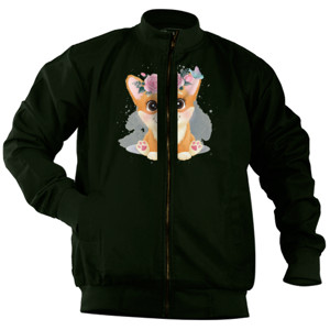 Jaket Bomber Kaos Anjing 024