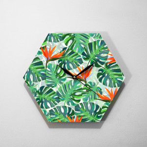 Jam Dinding Tacca Flower