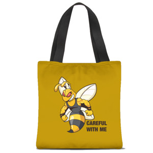 Tas Tote Fullprint Be Careful with me