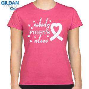 Kaos Kaos Wanita Nobody fights alone