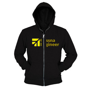 Hoodie Zipper Kaos Cessna Engineer