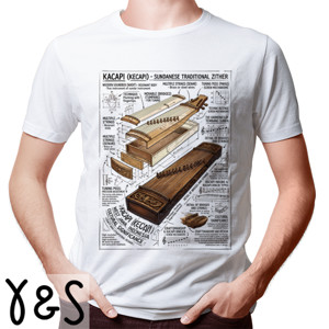 Kaos Kaos Kacapi Sundanese Traditional Zither