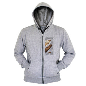 Hoodie Zipper Kaos Kacapi Sundanese Traditional Zither