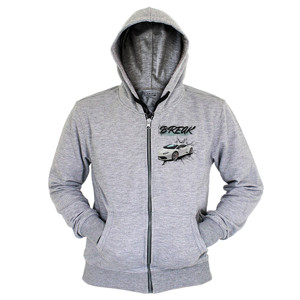 Hoodie Zipper Break car