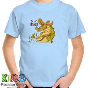 Kaos Blue Grass Buaya