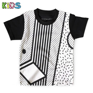 Kaos Anak Full-Print Neo memphis background 31