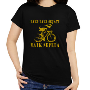 Kaos Gowes Laki-Laki Sejati sepeda