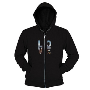 Hoodie Zipper Love 3 