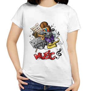 Kaos T  Shirt Harmoni Musik