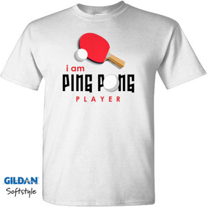 Kaos Kaos i am ping pong player #1  transparan