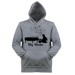 Jaket Hoodie Music
