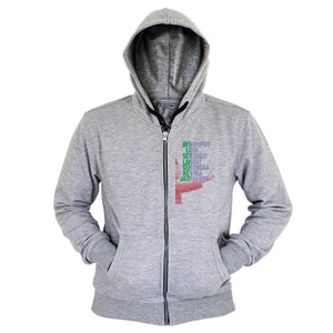 Hoodie Zipper Bermimpilah setinggi langit 