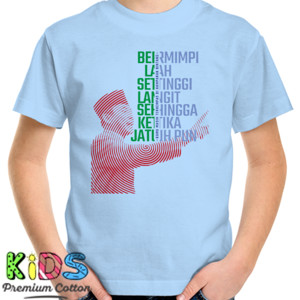 Kaos Bermimpilah setinggi langit 