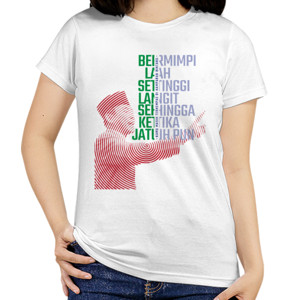 Kaos Bermimpilah setinggi langit 