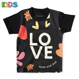 Kaos Anak Full-Print Kaos Anak_Love Mom and dad