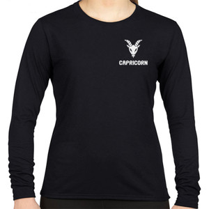 Kaos Zodiak Capricorn Logo - White Exclusive