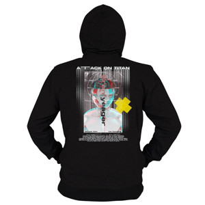 Hoodie Zipper attack on titan : eren yeager