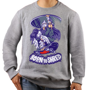 Jaket Sweater BORN TO SHRED