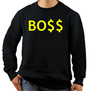Jaket Sweater Kaos BO$$ Hitam 2