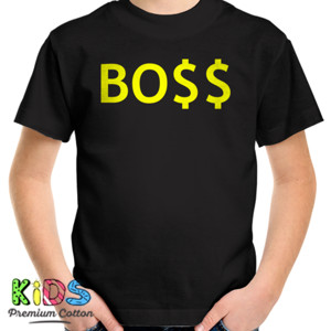 Kaos Kaos BO$$ Hitam 2