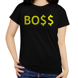Kaos Kaos BO$$ Hitam 2