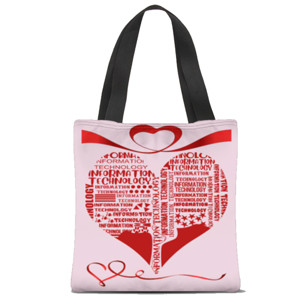 Tas Tote Fullprint IT Lovers