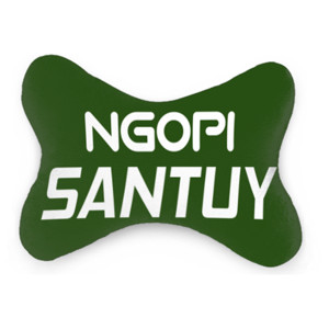 Bantal Mobil Ngopi Santuy