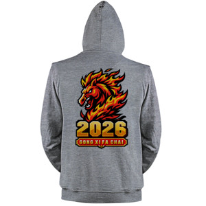 Jaket Hoodie Kaos Imlek 2026 Naga Api – Gong Xi Fa Chai Unisex