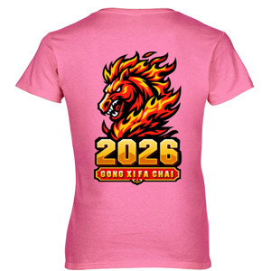 Kaos Kaos Imlek 2026 Naga Api – Gong Xi Fa Chai Unisex