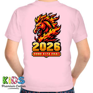 Kaos Kaos Imlek 2026 Naga Api – Gong Xi Fa Chai Unisex