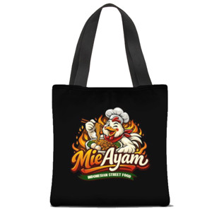 Tas Tote Fullprint Mie Ayam