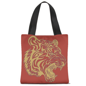 Tas Tote Fullprint LE TIGRE TRIBAL