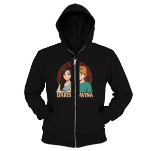 Hoodie Zipper DARIS X DAVINA