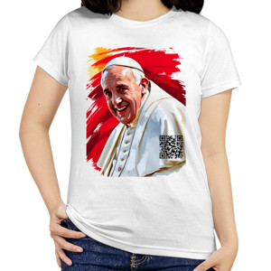 Kaos Wanita POPE FRANCIS 014