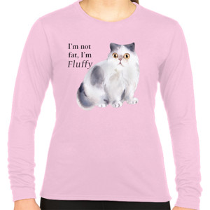 Kaos Fluffy Not Chubby