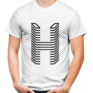Kaos Logo huruf H gamer