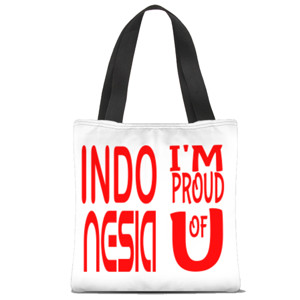 Tas Tote Fullprint IndonesiaImProudOfU#Tas Wanita1