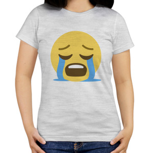 Kaos Distro Cry Emoji