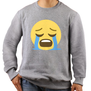 Jaket Sweater Distro Cry Emoji