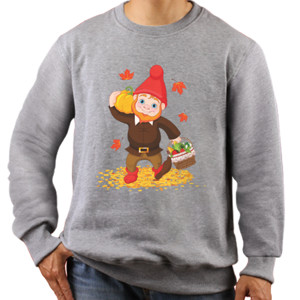 Jaket Sweater Distro Thanksgiving Garden Gnome