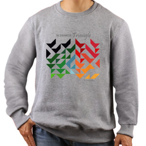 Jaket Sweater Triangle on white (F)