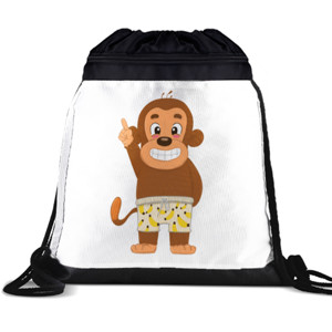 Tas Serut Skymo the monkey (Drawstring Backpack)