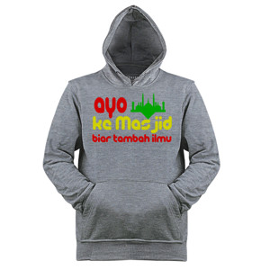 Jaket Hoodie ayo kemasjid 