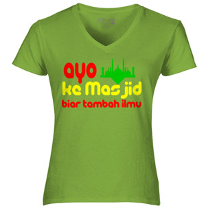Kaos ayo kemasjid 