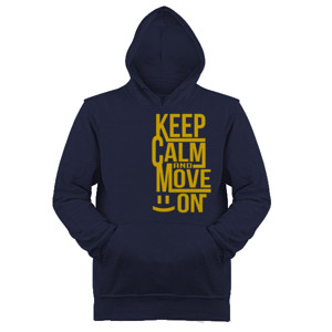 Jaket Hoodie KEEP CALM AND MOVE ON 2
