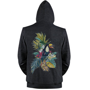 Jaket Hoodie birdie black doo doo