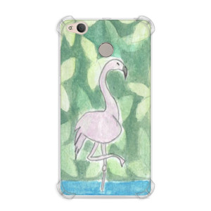 Casing HP Watercolor flamingo in the forest